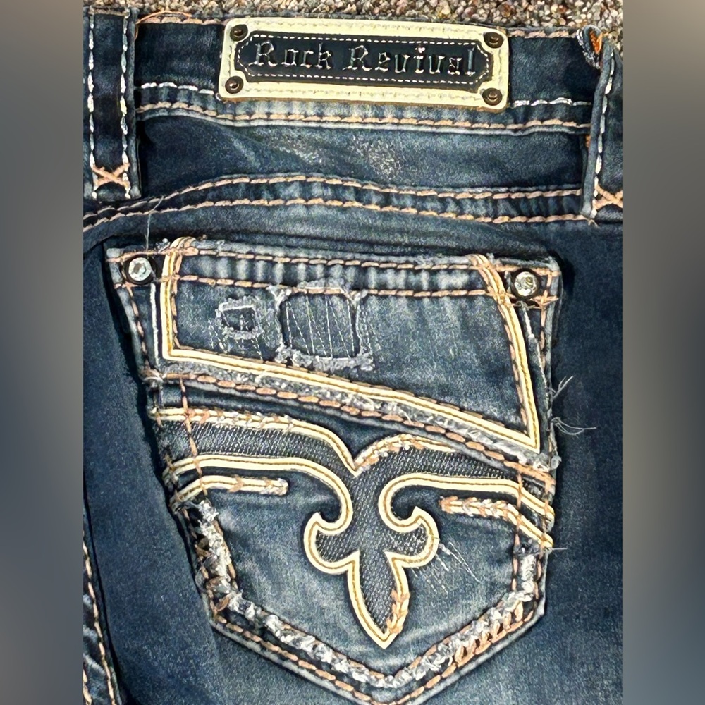 Rock Revival Blue Ankle & Cropped Jeans - Picture 8 of 8